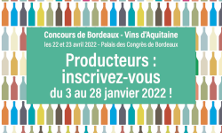 ouverture des inscriptions des vins pour le concours de bordeaux 2022